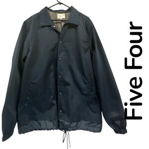 Five Four Men's Dark Blue Windbreaker